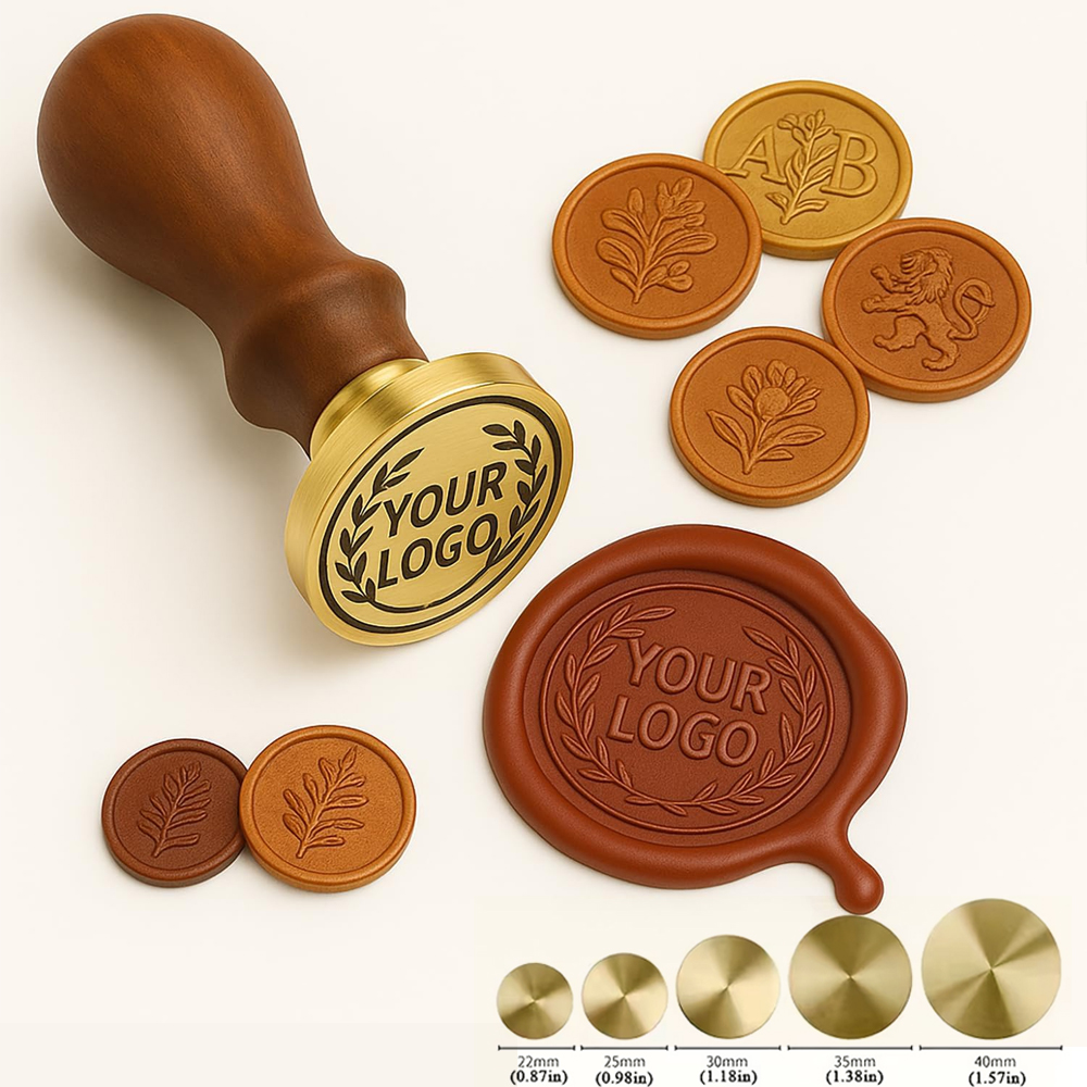 Wax Seal Stamp Set - Personalized Wax Sealing Stamp Custom Wedding