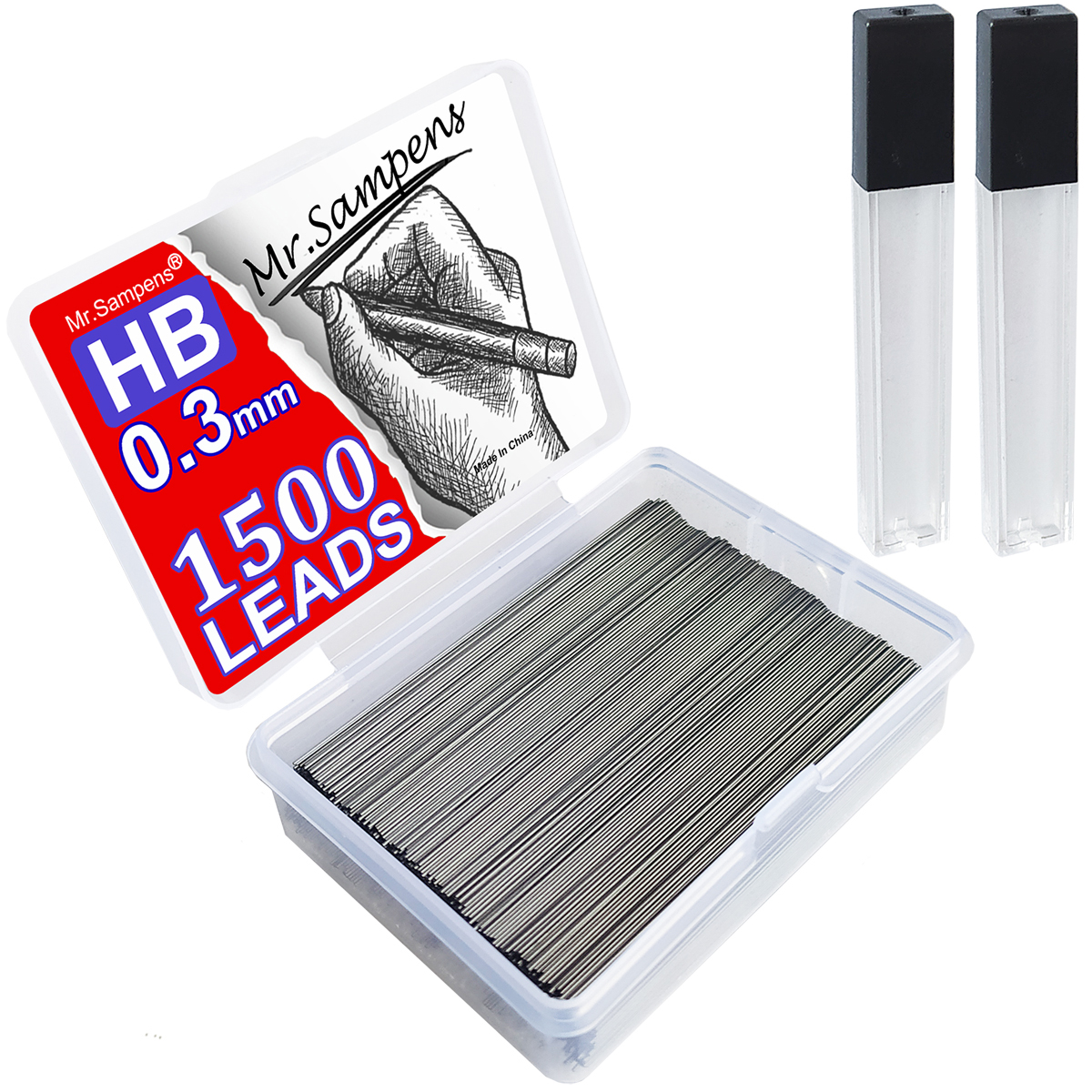 Mechanical Pencil 0.3 - 1500-Pack 0.3mm HB Automatic Pencil Leads