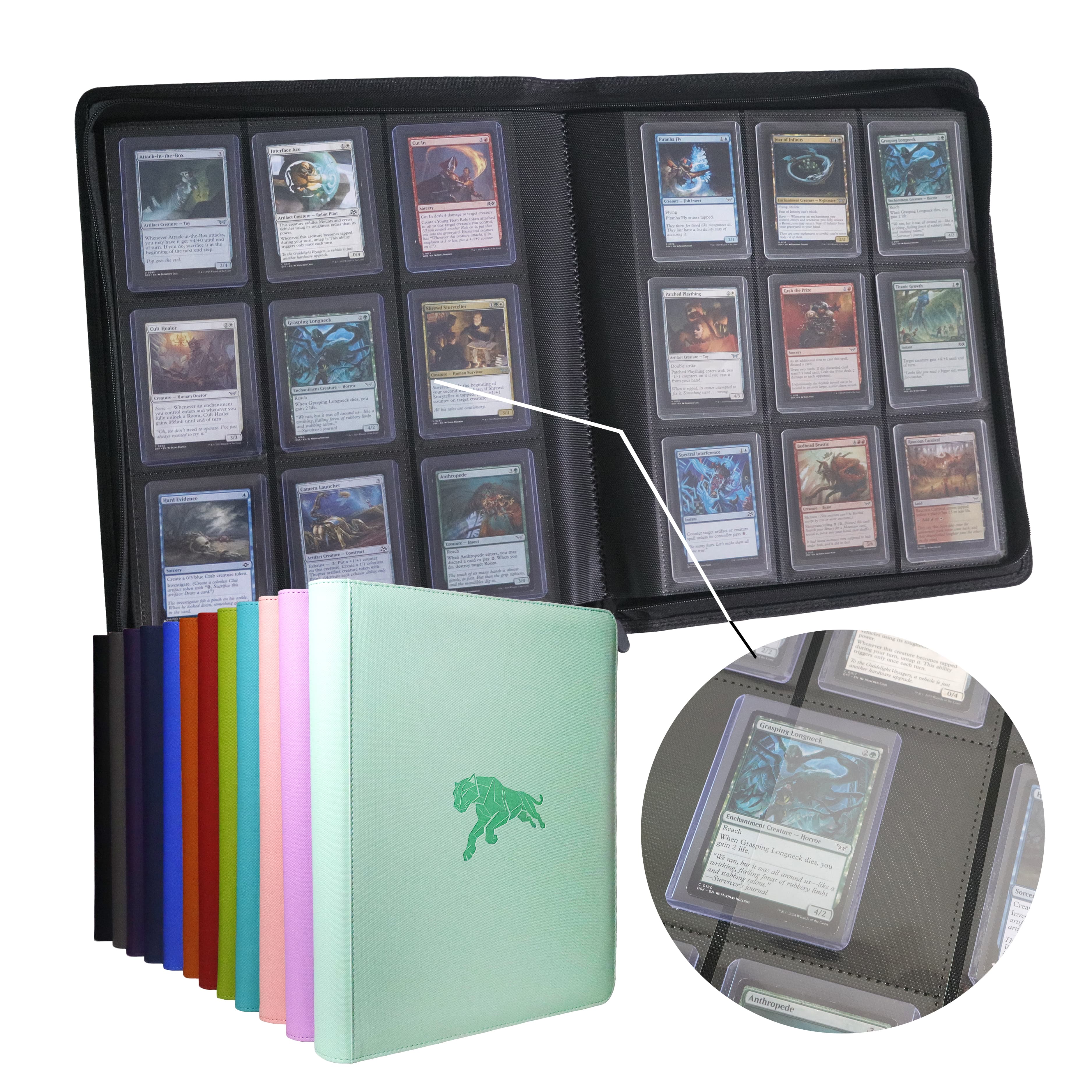 360 Pockets 9-Pocket PU Leathe - đánh giá và giá Card Index Box