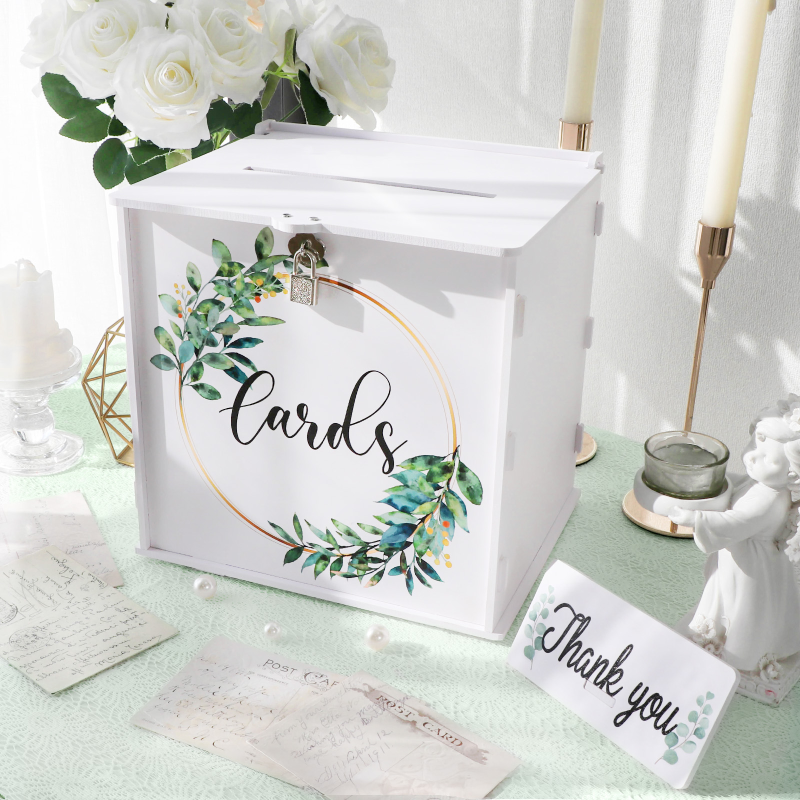 Wedding Card Box with Lock, PV - đánh giá và giá Card Index Box
