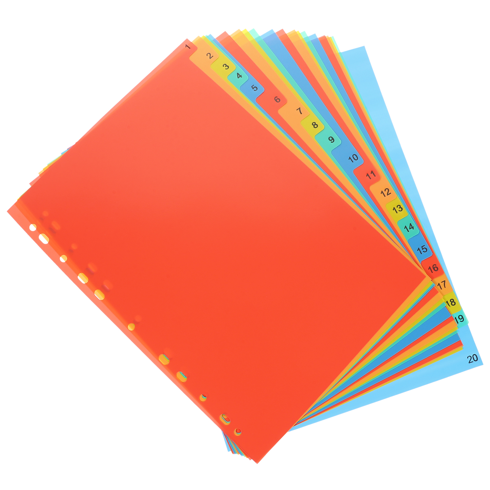 A4 Index Pages Plastic Binder  - đánh giá và giá Tab Divider A4