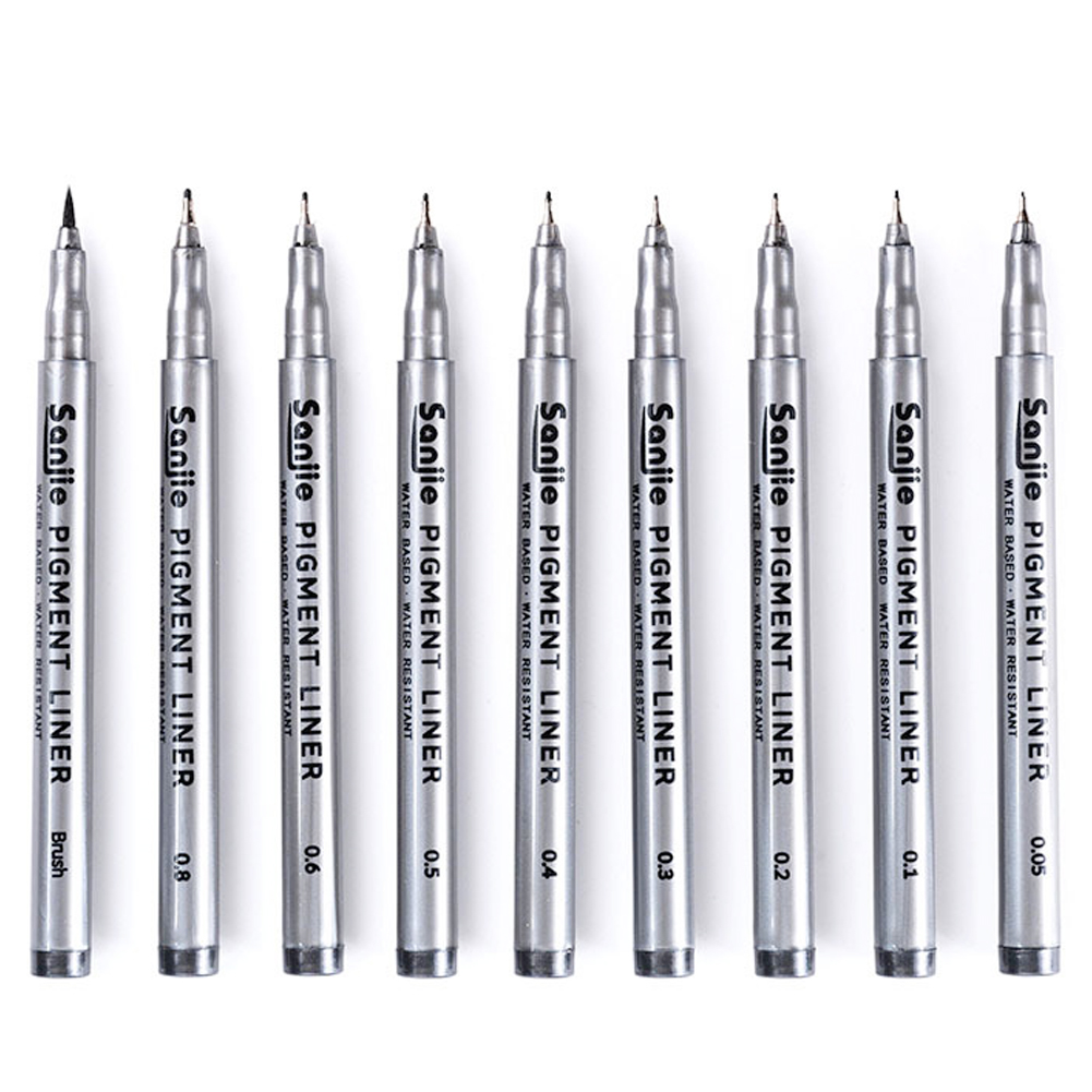 9-Piece Fine Line Waterproof I - đánh giá và giá Correction Pen Fine