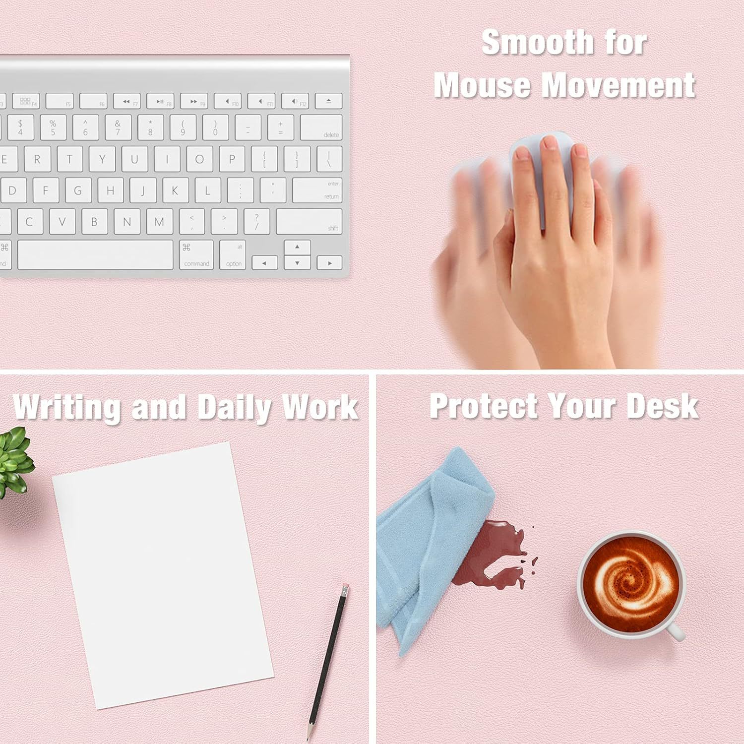 1 Pcs Large Size 60*30mm Offic - đánh giá và giá Leather Desk Pad