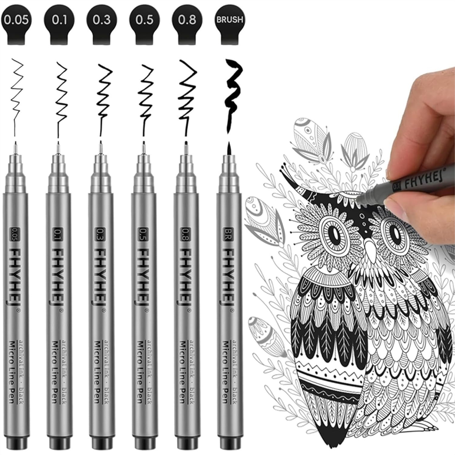 Micro Fineliner Drawing Art Pe - đánh giá và giá Archive Box Set