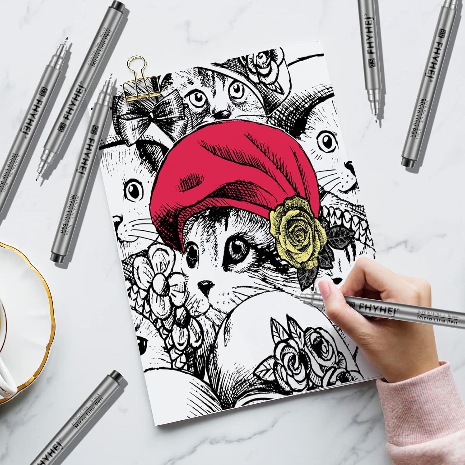 Micro Fineliner Drawing Art Pe - đánh giá và giá Archive Box Set