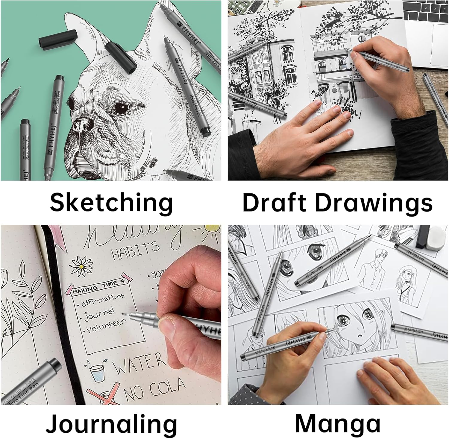 Micro Fineliner Drawing Art Pe - đánh giá và giá Archive Box Set