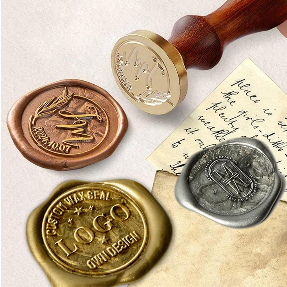 Custom Your Logo 25/30/40/50mm - đánh giá và giá Wax Seal Stamp Set