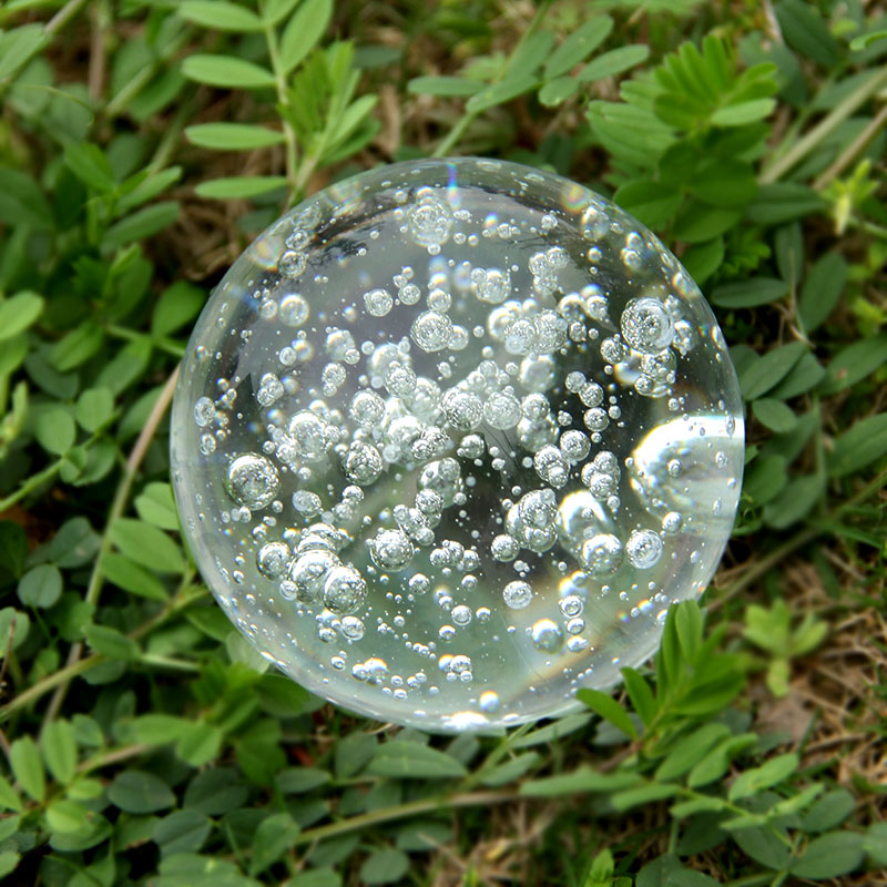 40/60/80MM Clear Bubble Crysta - đánh giá và giá Paper Weight Crystal