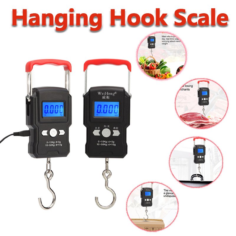 Portable Hanging Hook Scale 50 - đánh giá và giá Tape Dispenser Weighted