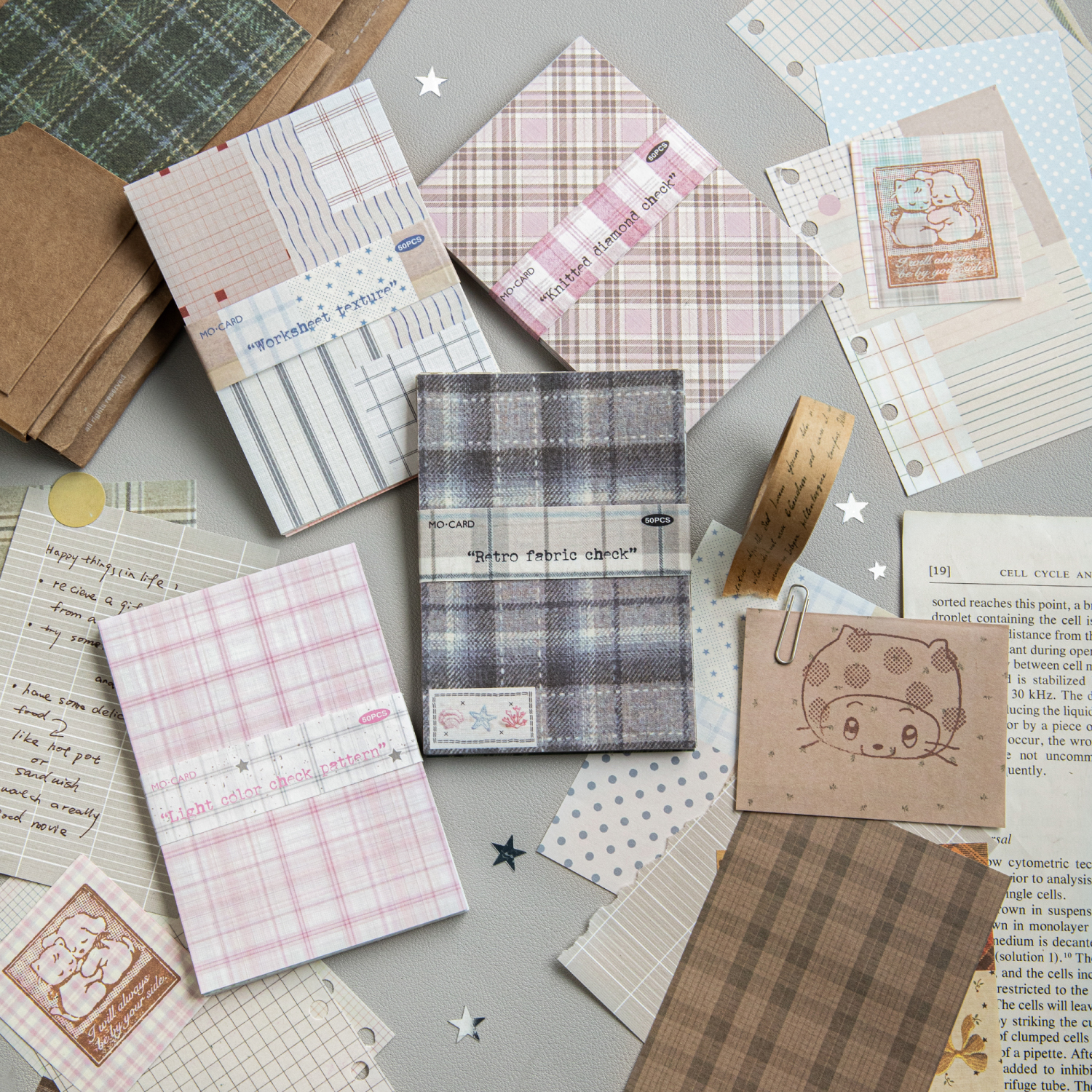 50pcs creative plaid Decor Scr - đánh giá và giá Ink Blotter Paper