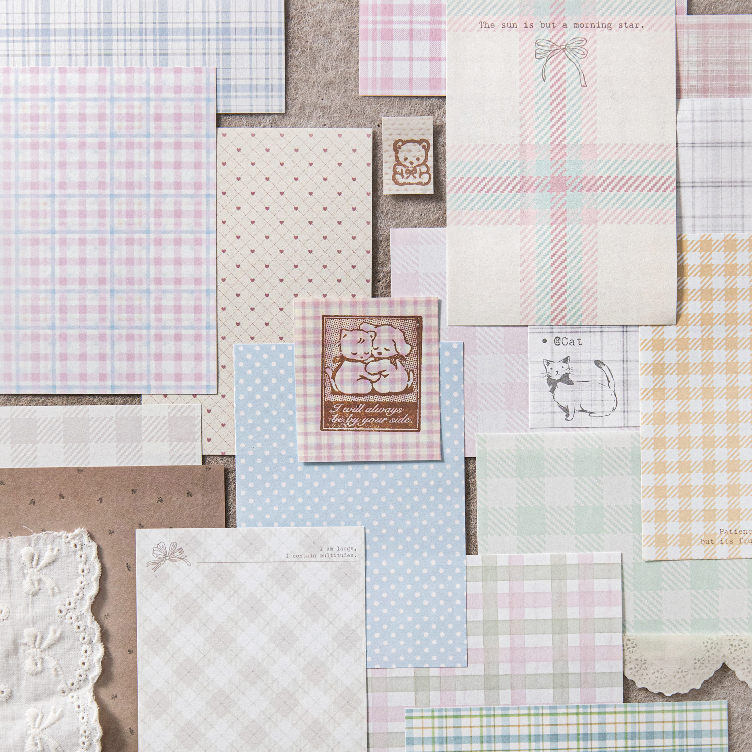 50pcs creative plaid Decor Scr - đánh giá và giá Ink Blotter Paper