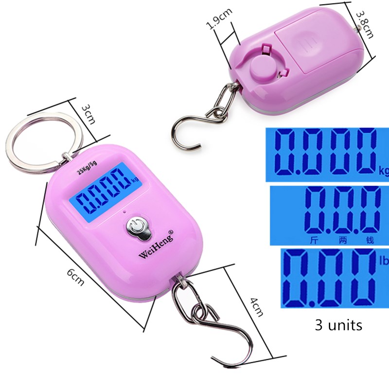25kg/5g Mini Hook Scale Digita - đánh giá và giá Tape Dispenser Weighted