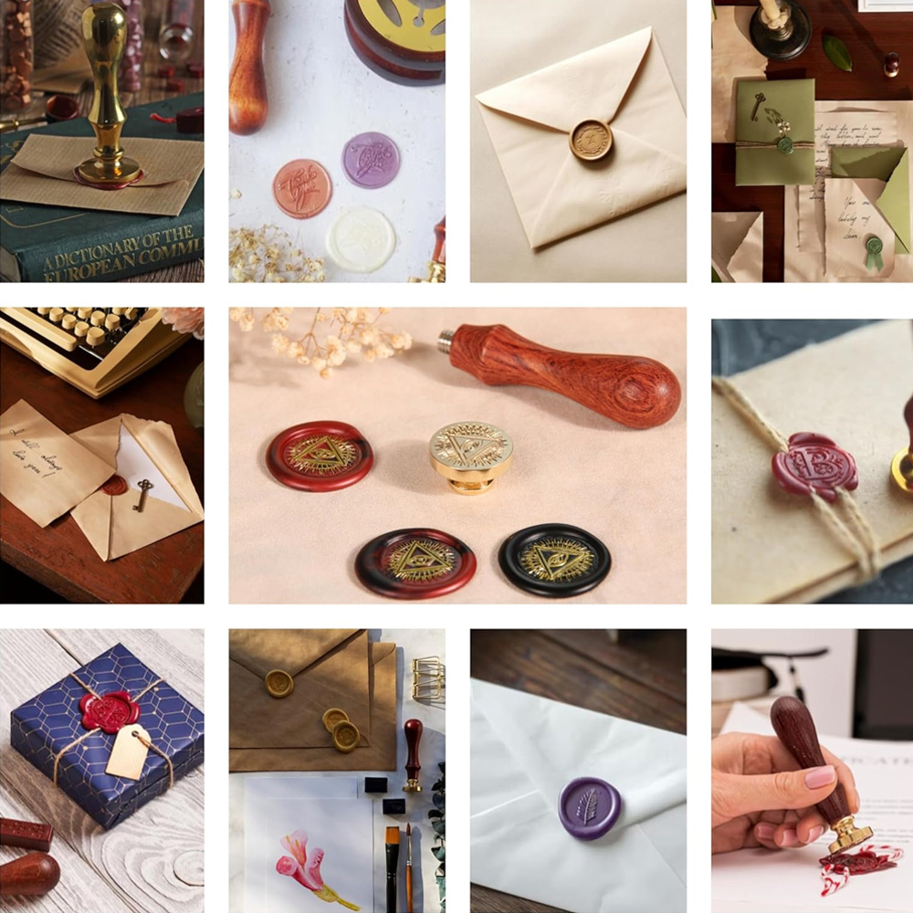 Customized Logo Wax Seal Stamp - đánh giá và giá Wax Seal Stamp Set