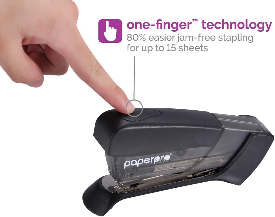 Compact Desktop Stapler, One F - đánh giá và giá Stapler Half Strip