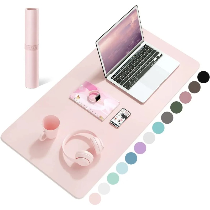 Desk Mat Waterproof PVC Mouse  - đánh giá và giá Leather Desk Pad