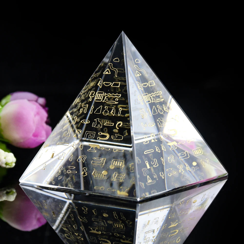 Egyptian Hieroglyph Crystal Py - đánh giá và giá Paper Weight Crystal