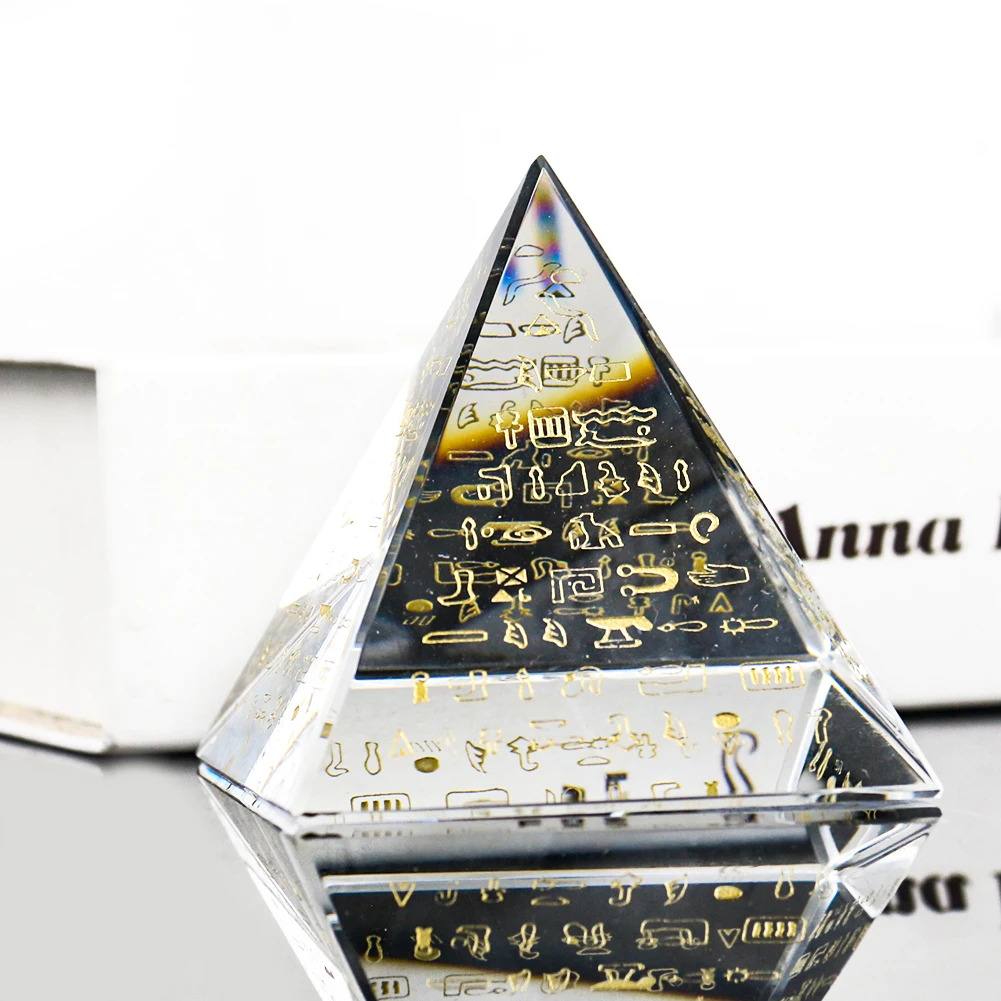 Egyptian Hieroglyph Crystal Py - đánh giá và giá Paper Weight Crystal