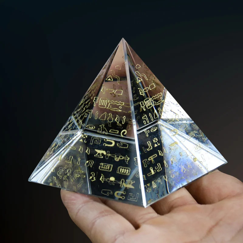 Egyptian Hieroglyph Crystal Py - đánh giá và giá Paper Weight Crystal