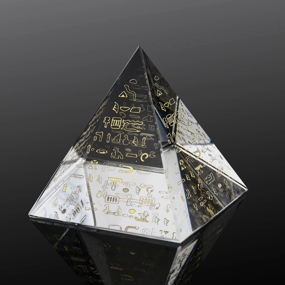 Egyptian Hieroglyph Crystal Py - đánh giá và giá Paper Weight Crystal