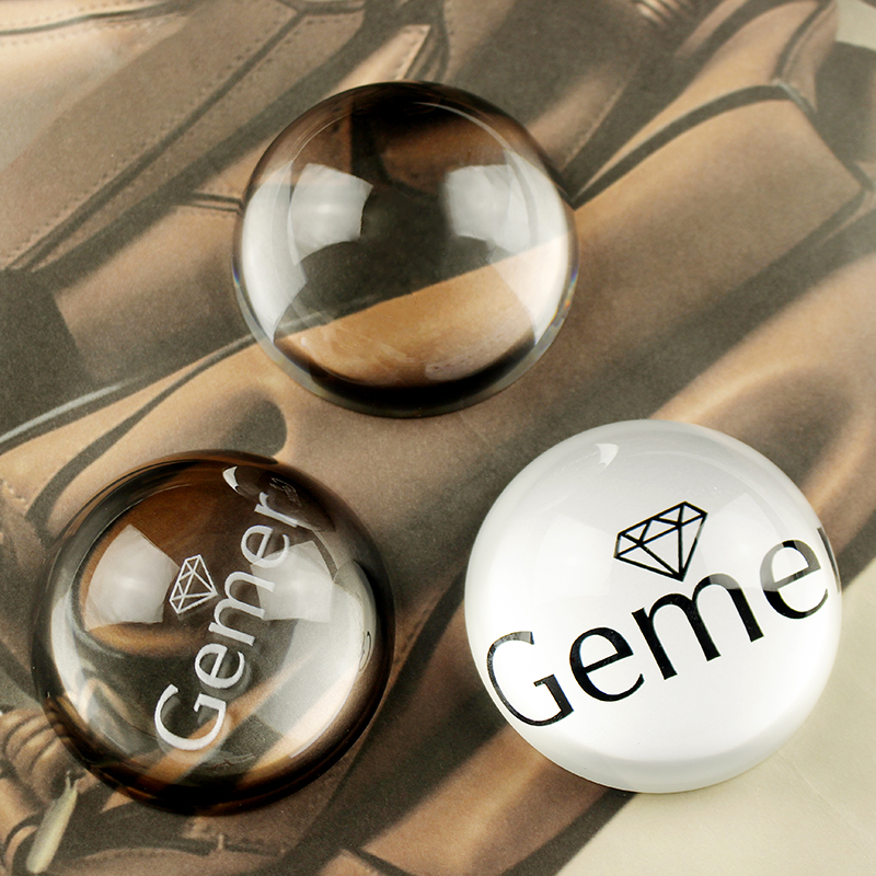 Custom Crystal Hemisphere Glas - đánh giá và giá Paper Weight Crystal