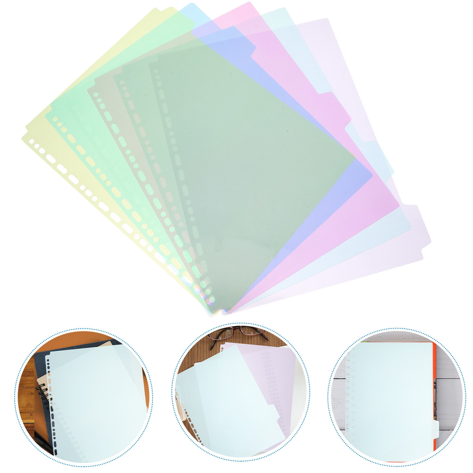6Pcs Tabbed Binder Divider She - đánh giá và giá Tab Divider A4