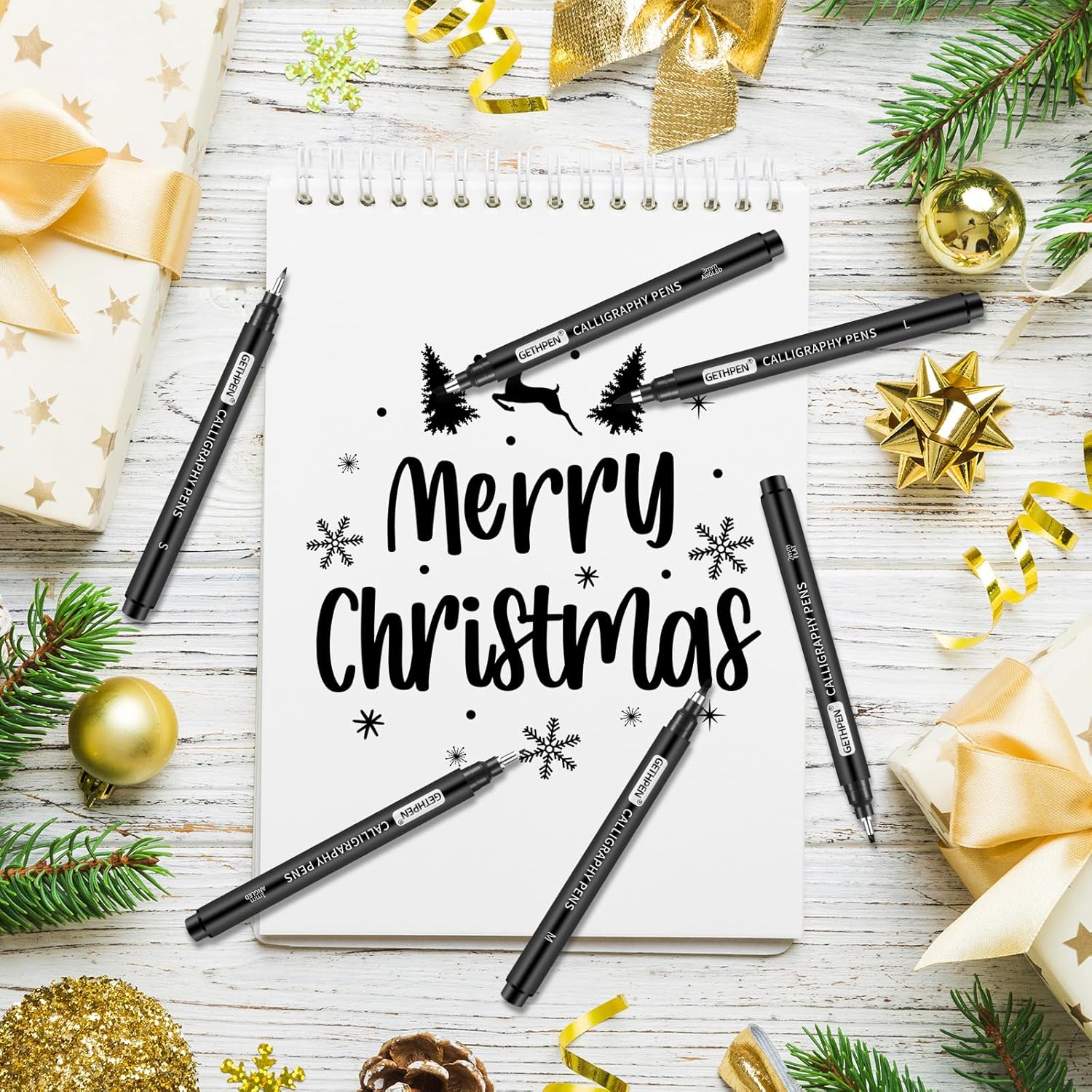 10 Size Calligraphy Pens Set f - đánh giá và giá Archive Box Set
