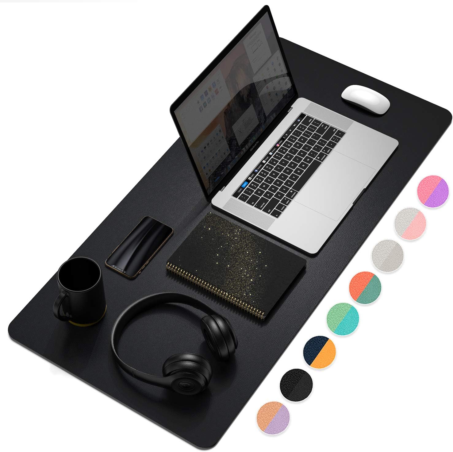 Dual-Sided Desk Pad Protector, - đánh giá và giá Leather Desk Pad