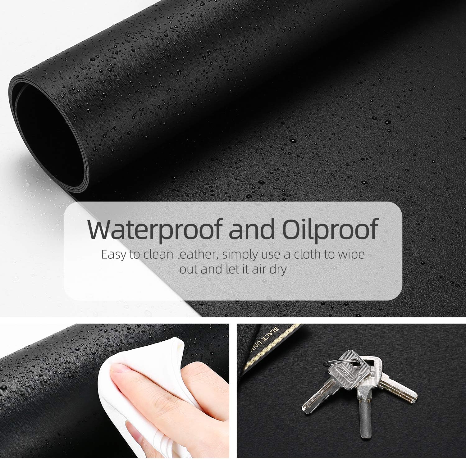 Dual-Sided Desk Pad Protector, - đánh giá và giá Leather Desk Pad
