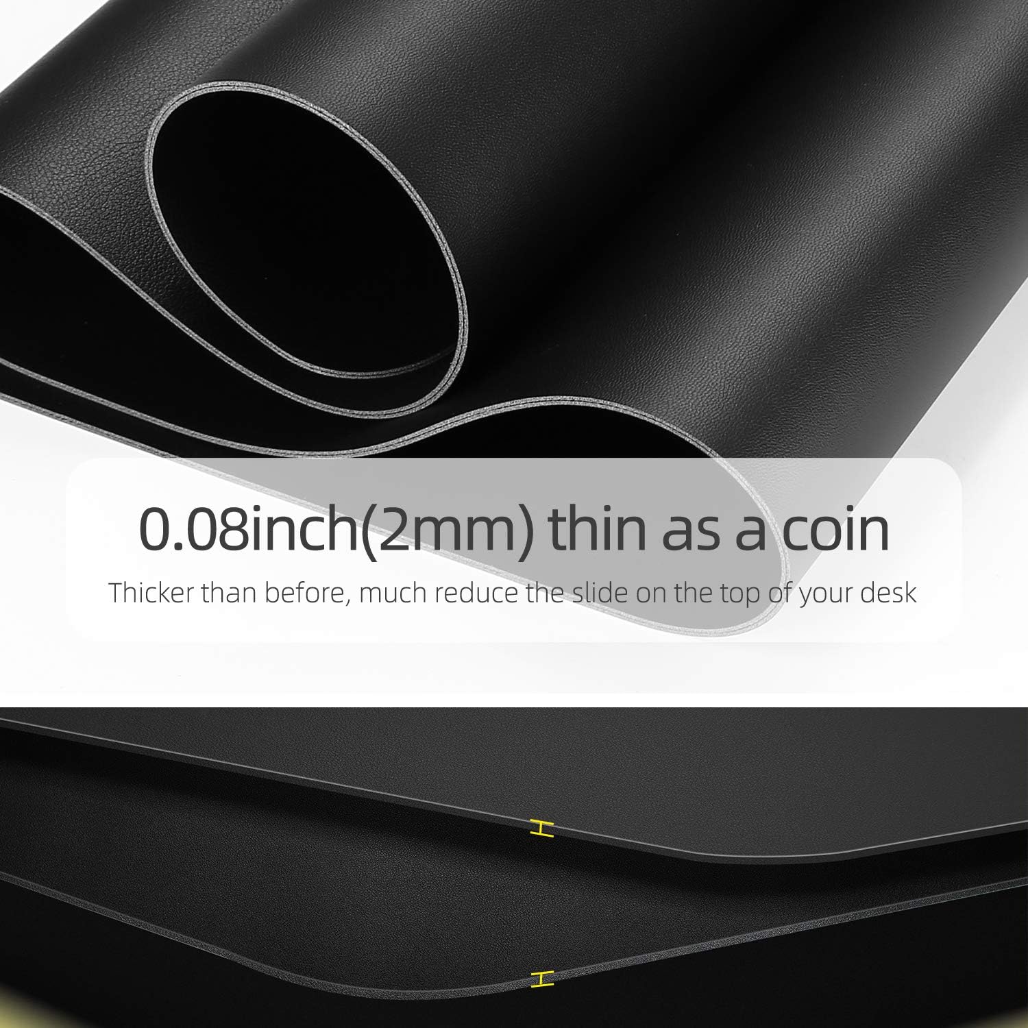 Dual-Sided Desk Pad Protector, - đánh giá và giá Leather Desk Pad