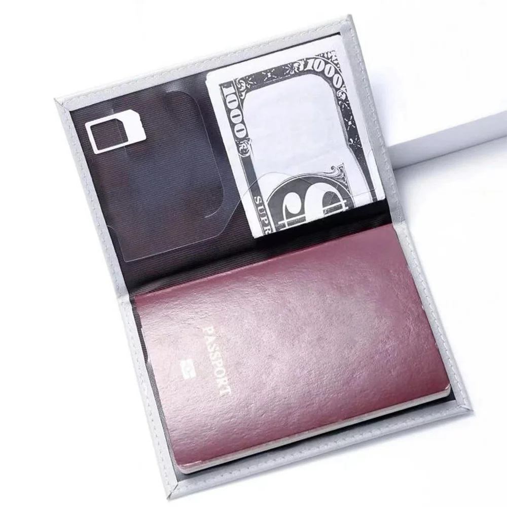 Passport Cover Blue Color Pu P - đánh giá và giá Index Card Holder