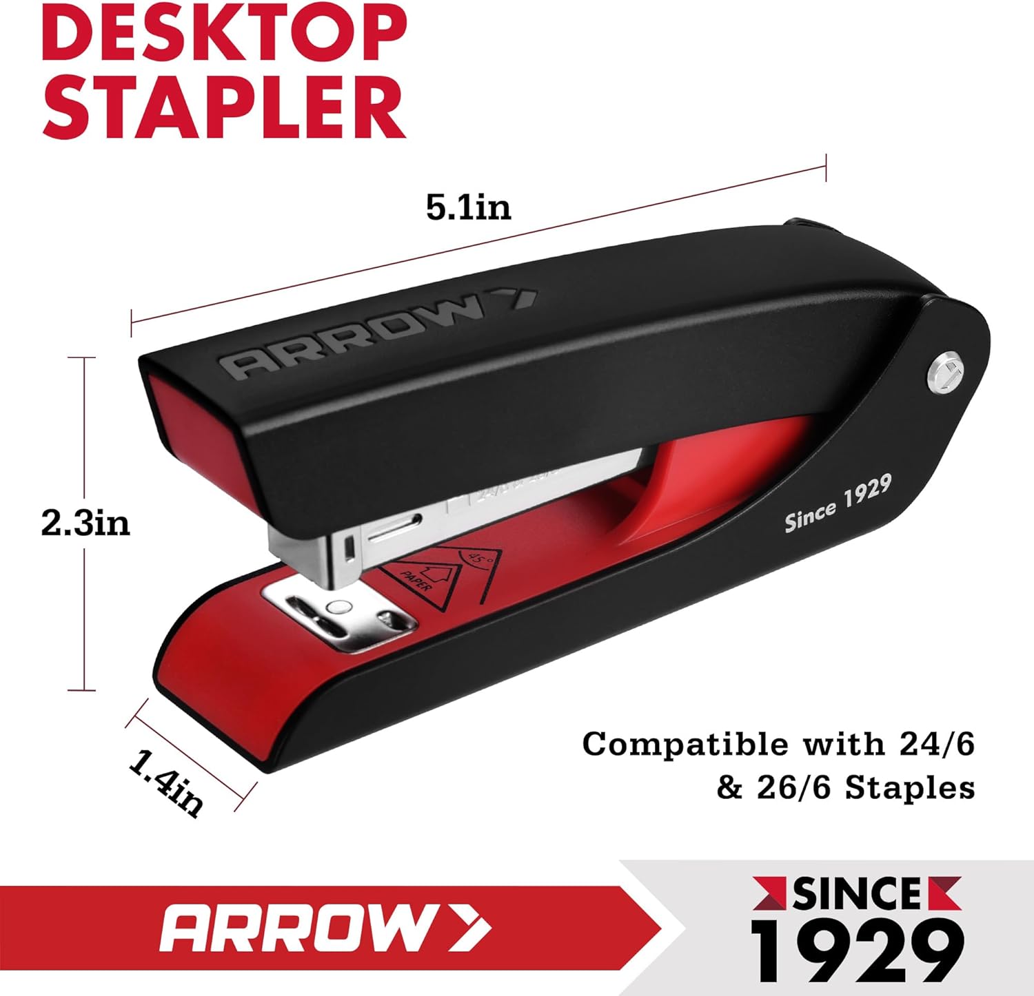 Arrow Office Stapler Set, 25 S - đánh giá và giá Stapler Half Strip