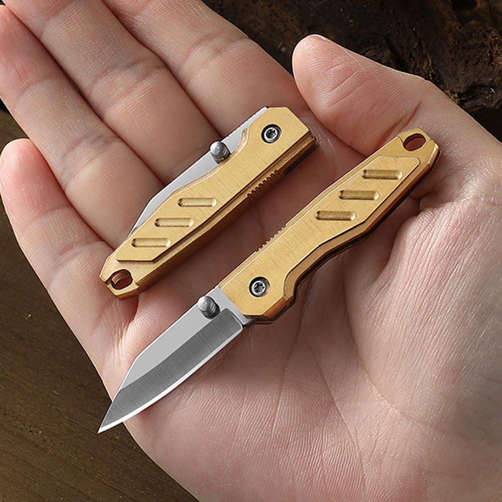 Brass Mini Folding Utility Kni - đánh giá và giá Letter Opener Brass