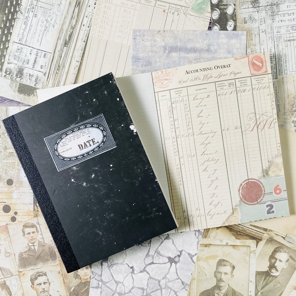 100sheets Vintage Scrapbook Pa - đánh giá và giá Ink Blotter Paper