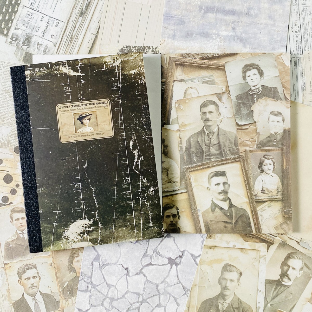 100sheets Vintage Scrapbook Pa - đánh giá và giá Ink Blotter Paper