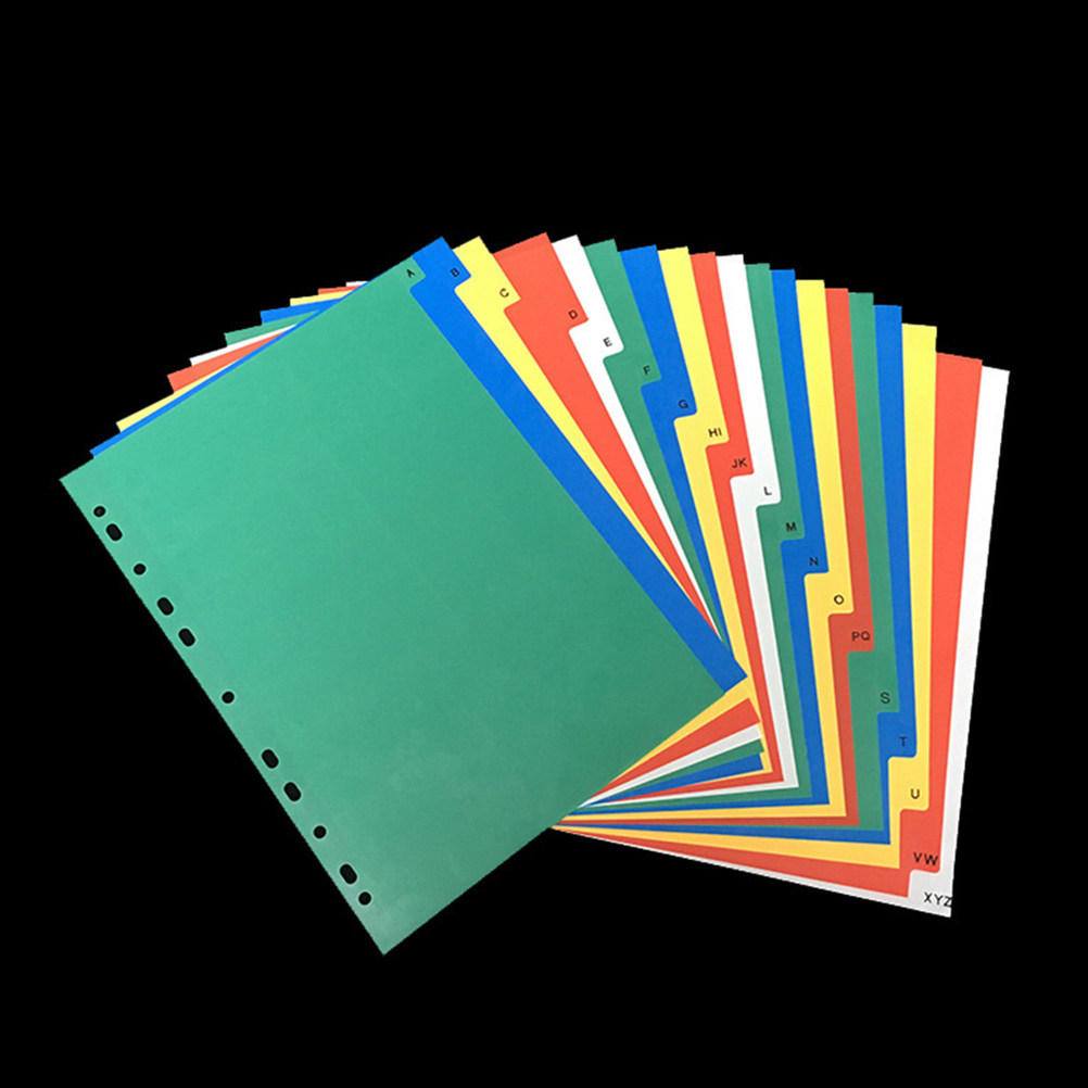 40Pcs A4 Multi-Color Insertabl - đánh giá và giá Tab Divider A4