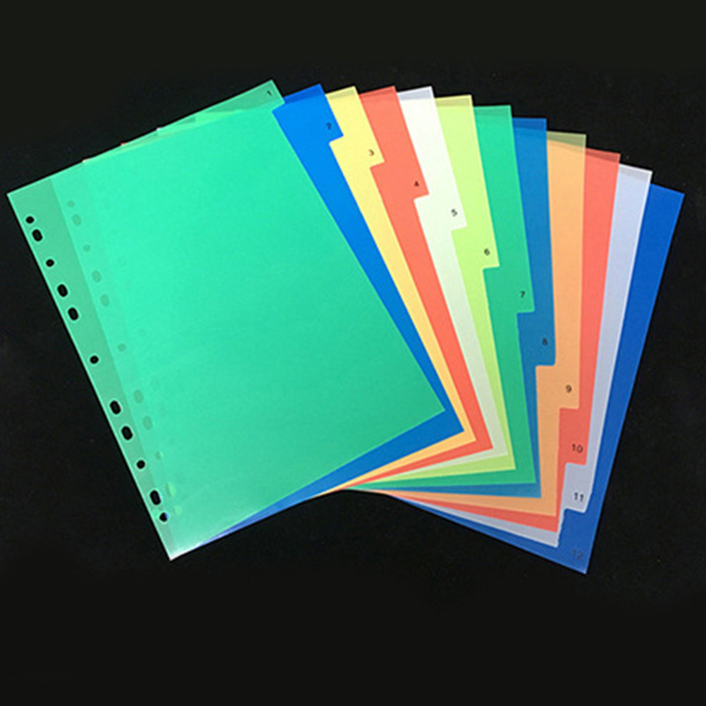 40Pcs A4 Multi-Color Insertabl - đánh giá và giá Tab Divider A4