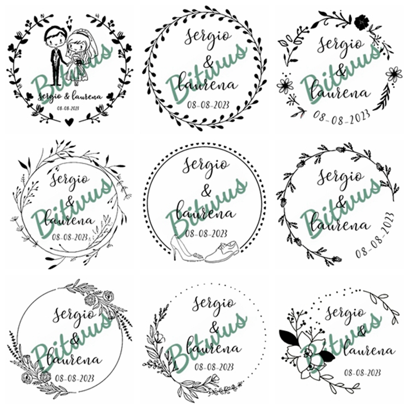 Custom Wedding Stamp inked sta - đánh giá và giá Rubber Date Stamp